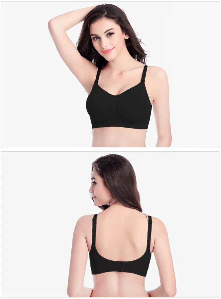 Maternity Nursing Bra – Wire-Free, Breathable, Convertible Straps for Breastfeeding Moms