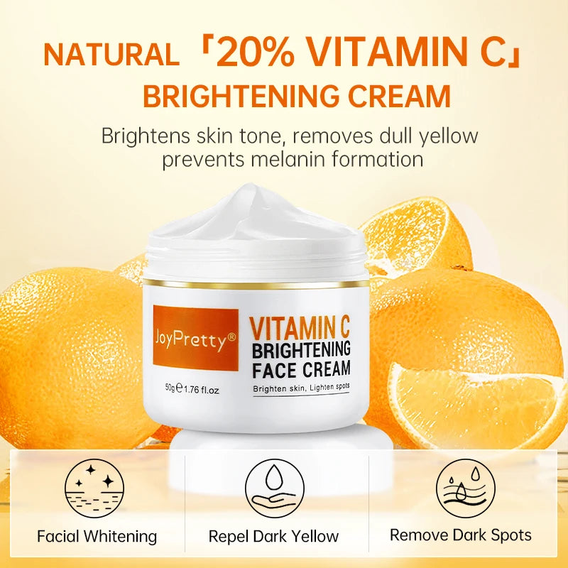 Vitamin C Brightening Skincare Set – Dark Spot Removal, Whitening & Deep Hydration