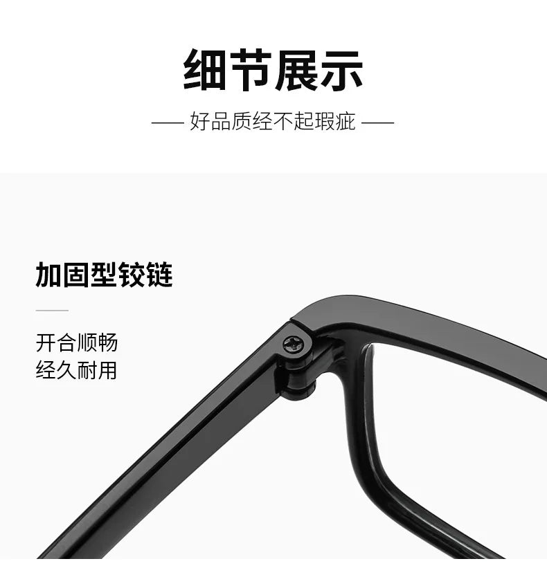 Square Reading Glasses | Folding & Standard Frame Options