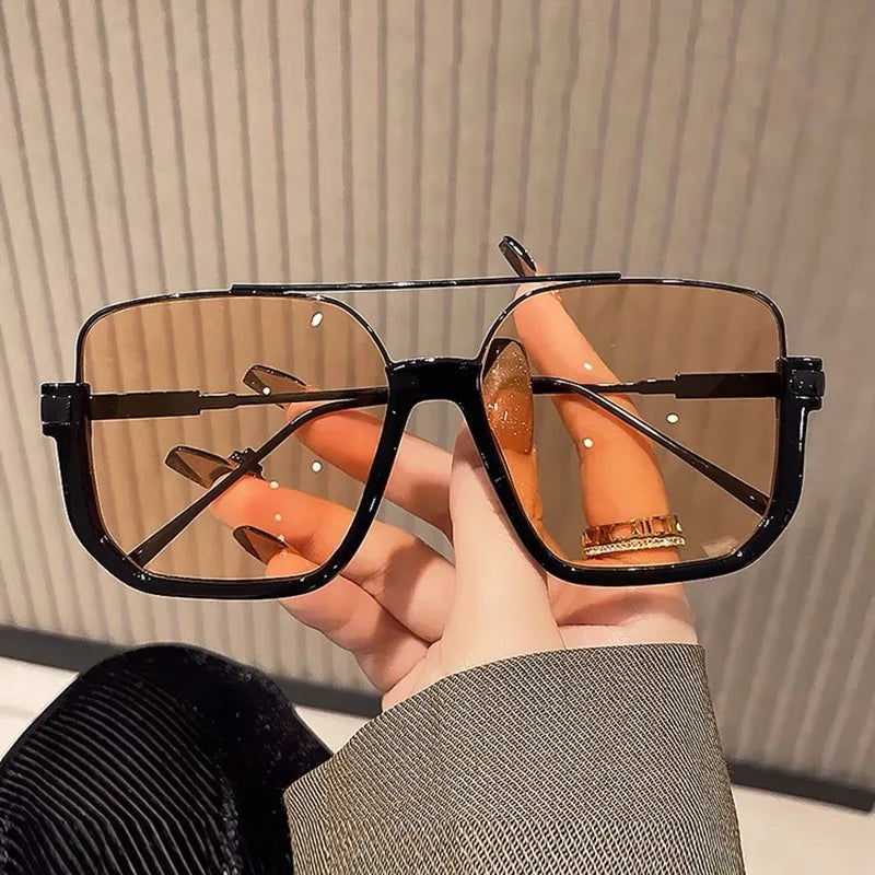 Unisex Double-Bridge Sunglasses | Metal Frame