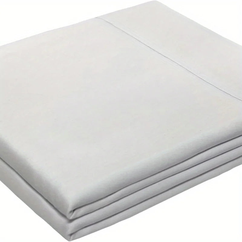 Soft Polyester Flat Sheet, Solid Color Top Sheet
