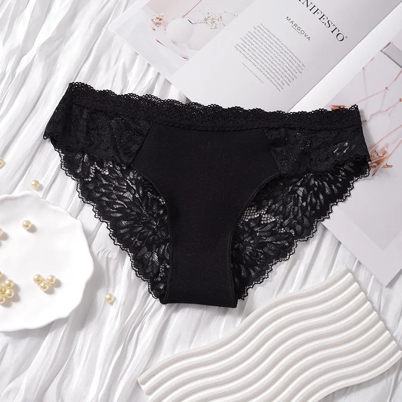 Personalized Crystal Letter Thong | Custom Name Lace Underwear | Unique Gift for Her