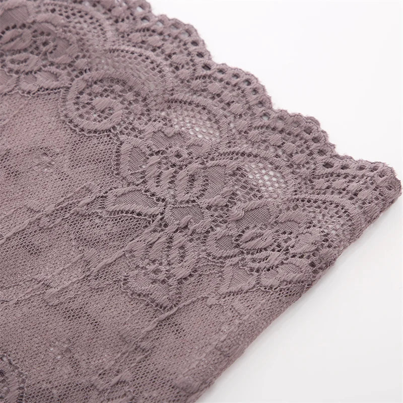 3-Pack Floral Lace Boyshort Panties – Low-Rise Ultra-Thin Underwear for Women (S–XL, 10 Color Sets)