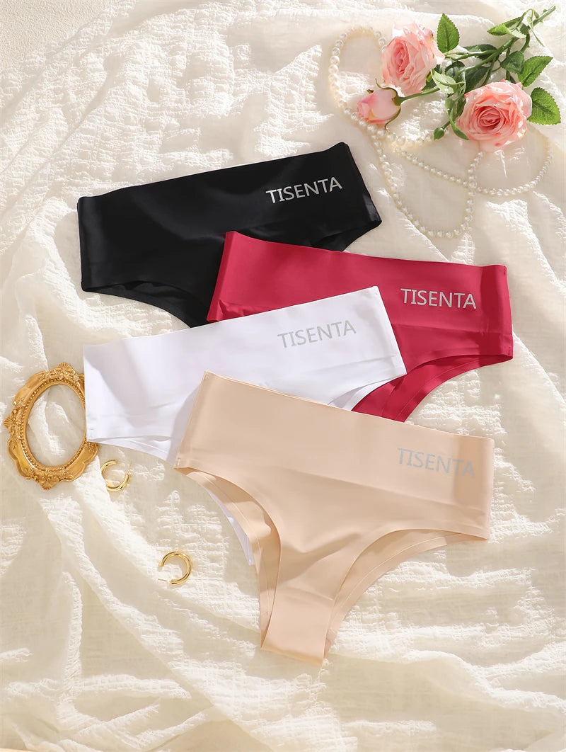 4-Pack Plus Size High Waist Seamless Briefs — Tummy Control Shapewear Panties XXL–4XL