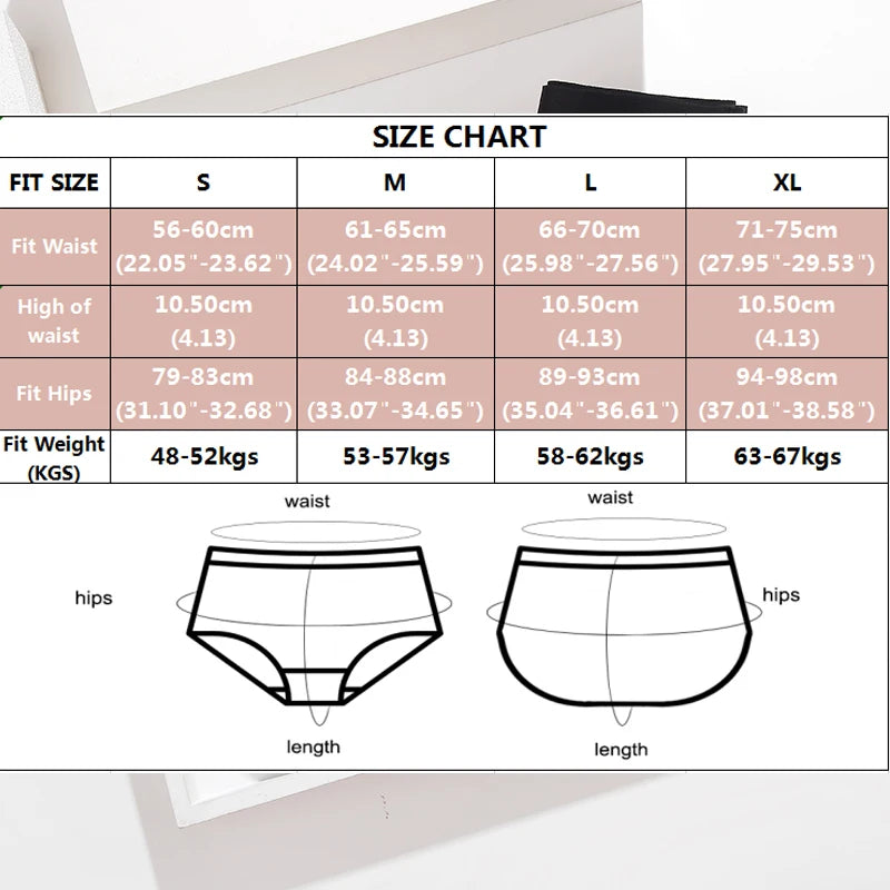 FINETOO Seamless High Waist Panties Women's Abdomen Hip Lift Briefs Body Shaping Lingerie Pants Plus Size Breathable Underwear