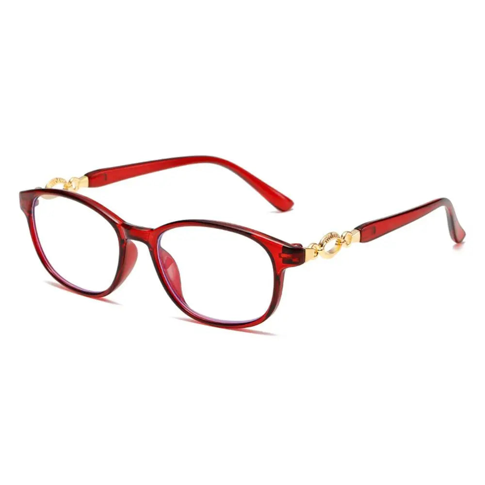 Oval Reading Glasses | Black, Red or Purple, +1.00 to +4.00