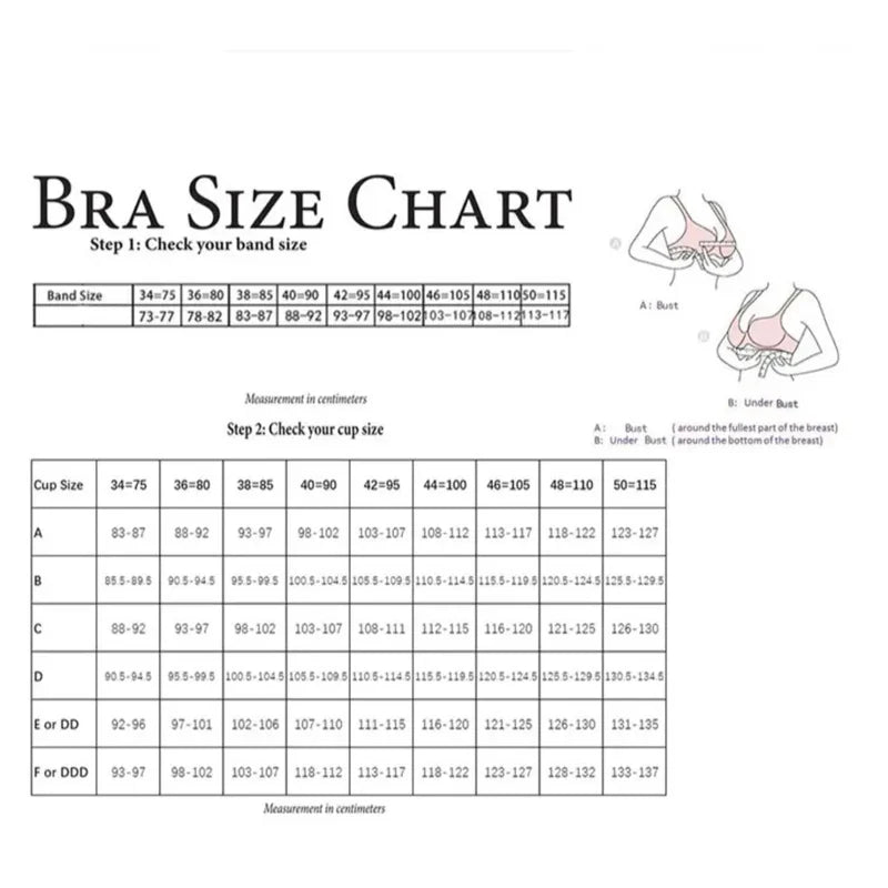 Women's Plus Size Lace Push Up Bra | Sexy Underwire Full Coverage Bra for Curvy Women | Wide Side Wings C–E Cup (34–50)