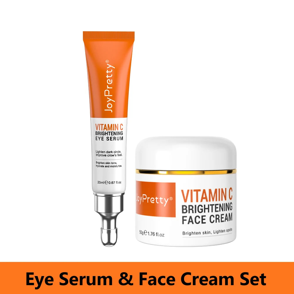 Vitamin C Brightening Skincare Set – Dark Spot Removal, Whitening & Deep Hydration
