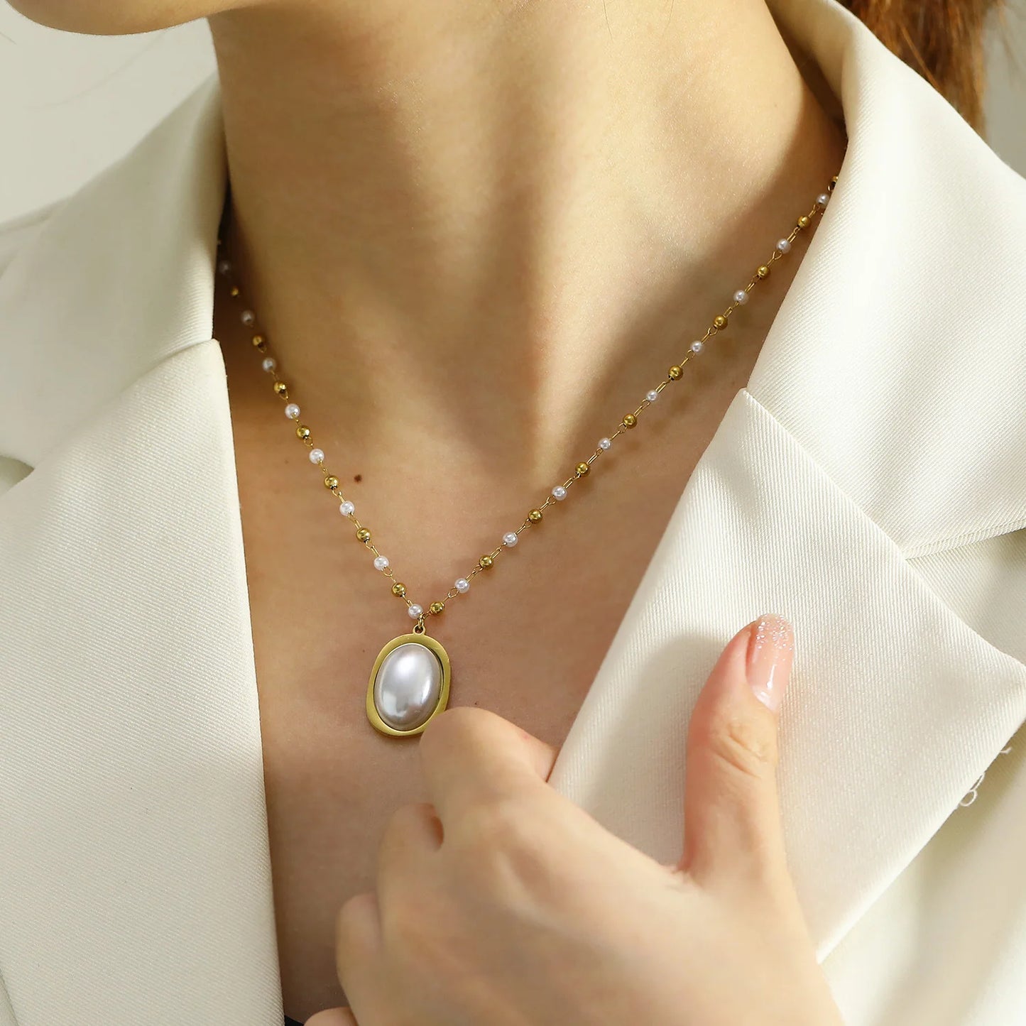 LUXUKISSKIDS Fashion Cubic Love Heart Minimalist Jewelry Set Necklace Earrings Bracelets Stainless Steel Women Party Accessories