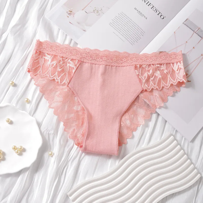 Personalized Crystal Letter Thong | Custom Name Lace Underwear | Unique Gift for Her