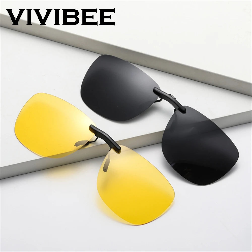 Square Clip-On Sunglass Lenses | Single or 3-Piece Options