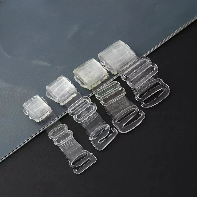 Invisible Silicone Bra Straps – Clear, Non-Slip, Adjustable Shoulder Straps for Women (4 Widths)