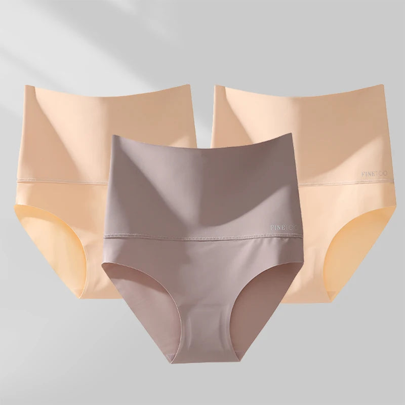 Women's Seamless High Waist Shapewear Panties – 3-Piece Set | Tummy Control Slimming Bodyshaper (S–XL)