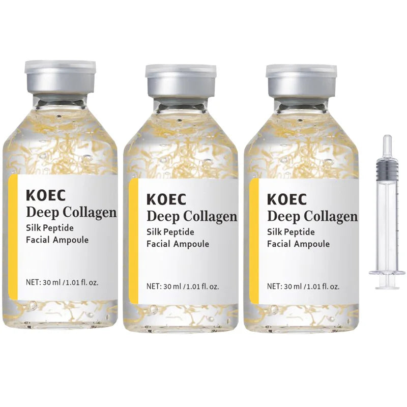 Collagen & Silk Peptide Lifting Ampoule Serum – Anti-Aging Skin Firming & Tightening