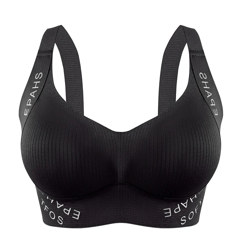 Women's Seamless Jelly Glue Push-Up Bra – Wire-Free Breathable Bralette | Comfortable Lingerie