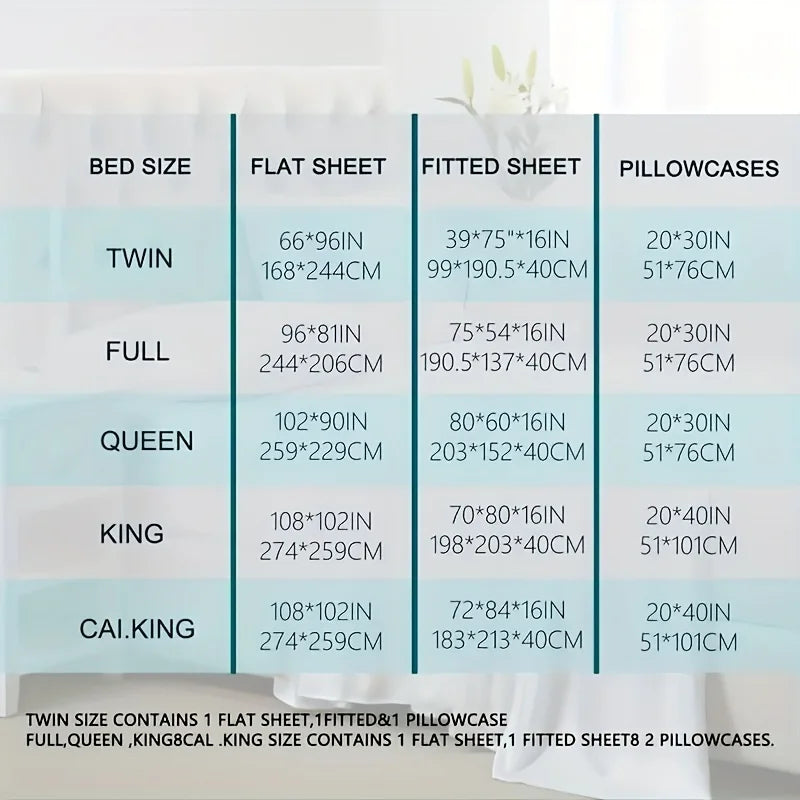 Breathable Microfiber Sheet Set, 3 or 4 Pieces