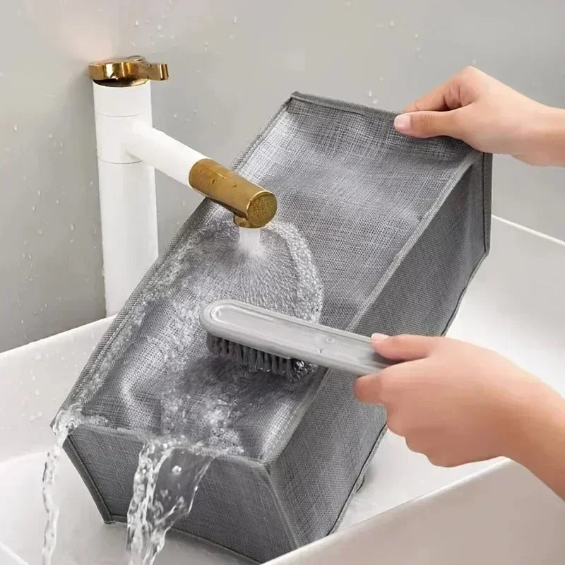 Clothes Organizer for Socks Home Separated Underwear Storage Box Bra Organizing Breathable Mesh Bag Foldable Laundry Basket
