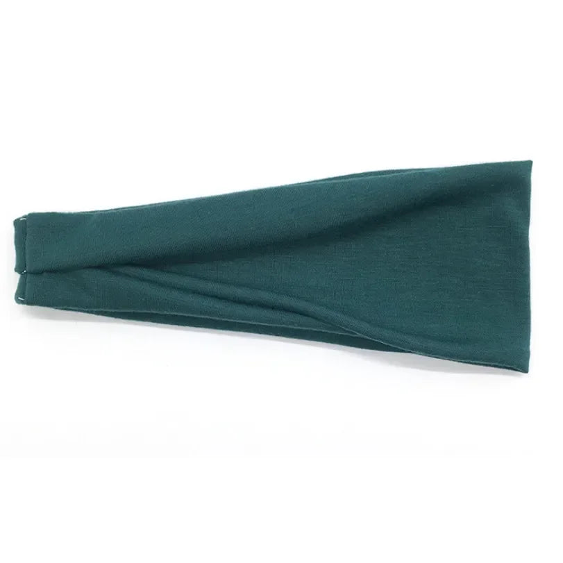 Women Headband Twist Cotton Sport Wide Turban Twisted Knotted Headwrap Girls Hairband Fashion Head Band Hair Accessories