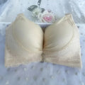 Women's 12CM Thick Padded Push Up Bra | Wide Side Wings No-Spill Wireless Bra for Small Chest (34–40)