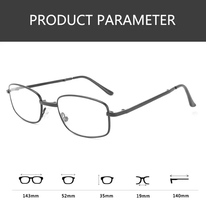 Foldable Reading Glasses | Gold-Tone Frame, +1.00 to +4.00