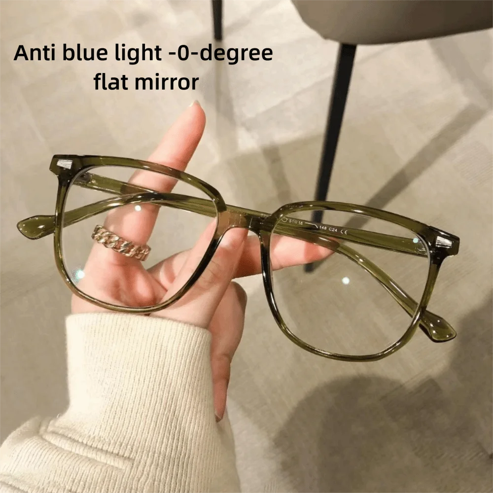 Oversized Square Clear-Lens Glasses | Unisex Statement Frames