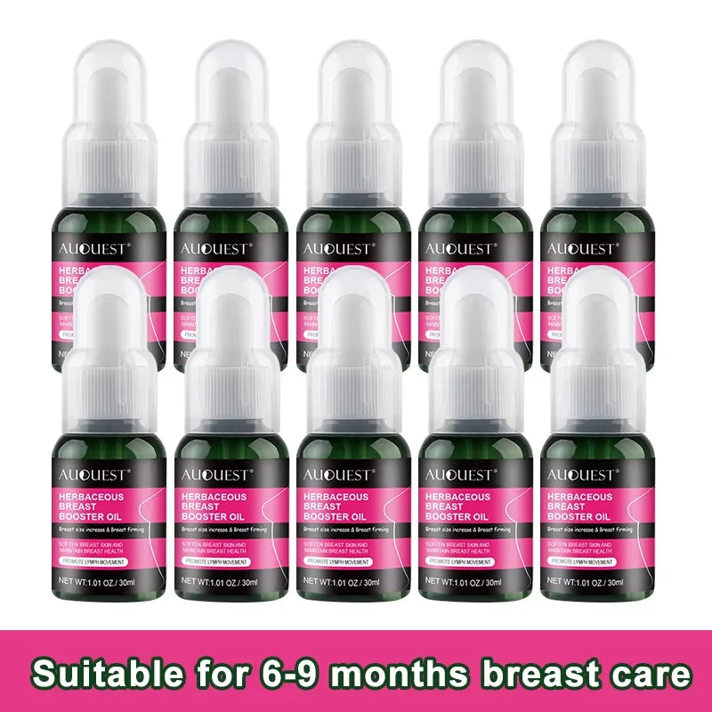 AuQuest Breast Firming & Lifting Oil – Natural Herbal Formula for Fuller, Firmer Skin