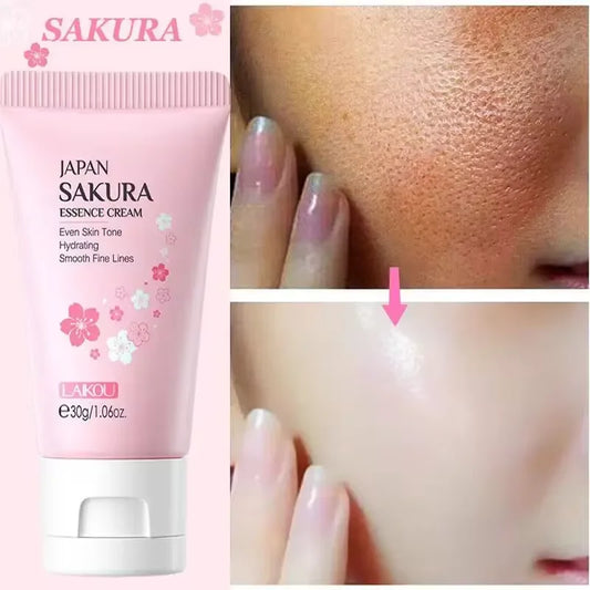 Sakura Whitening Face Cream – Anti-Aging Wrinkle Remover with Niacinamide & Vitamin C | 30g