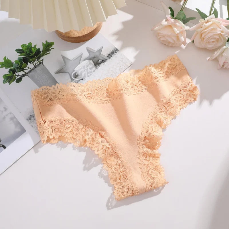 Cotton G-String Thong – Soft Breathable Low-Rise Underwear for Women (S–XL, 6 Colors)