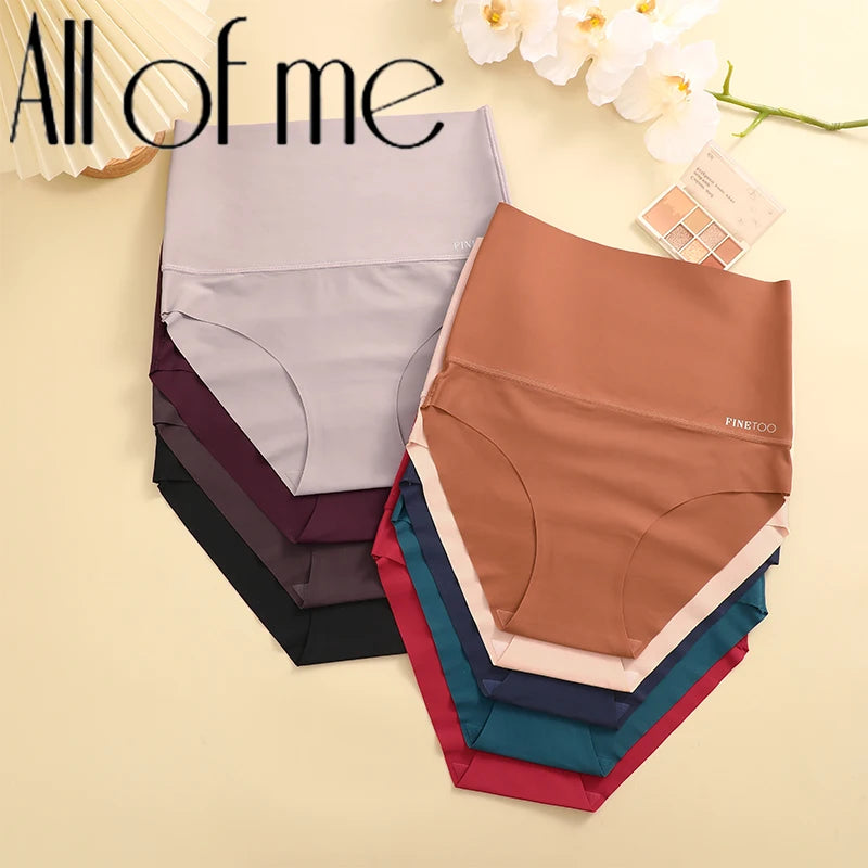 Women's High Waist Seamless Bodyshaper Briefs | Soft Cotton Crotch Shapewear Panties (S–3XL)