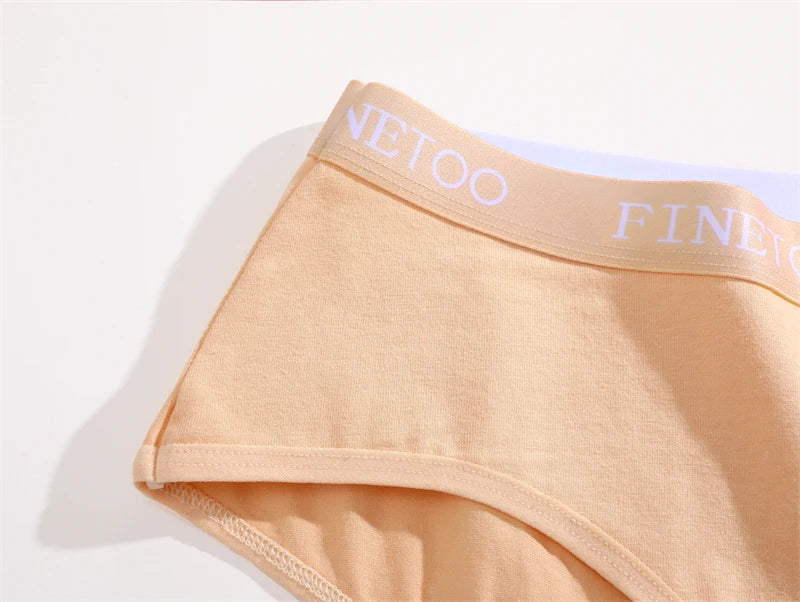 6-Pack Cotton Logo Waistband Bikini Briefs — Low-Rise Breathable Sport Panties