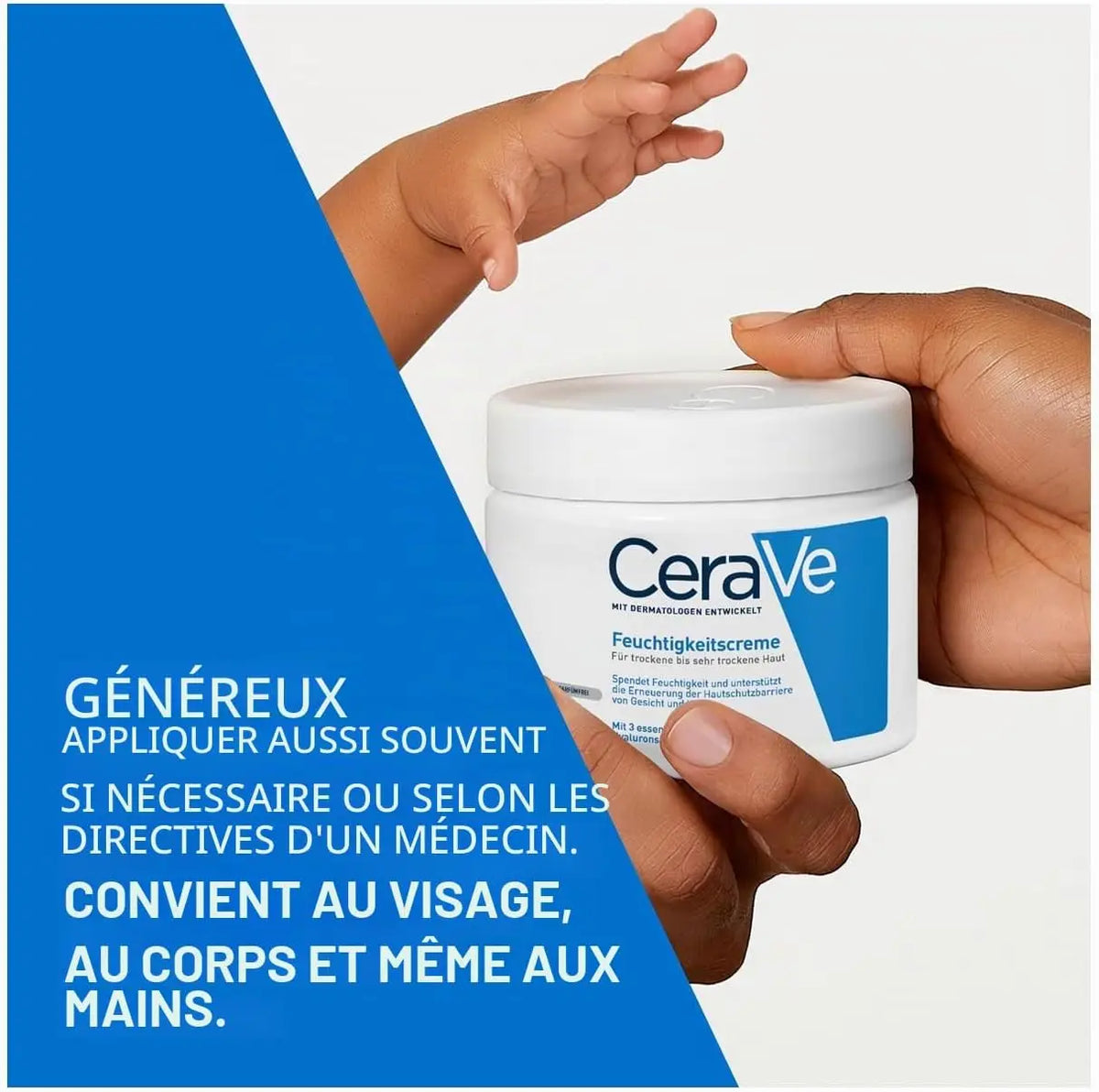 CeraVe Moisturizing Cream for Face & Body – Dry Skin Care