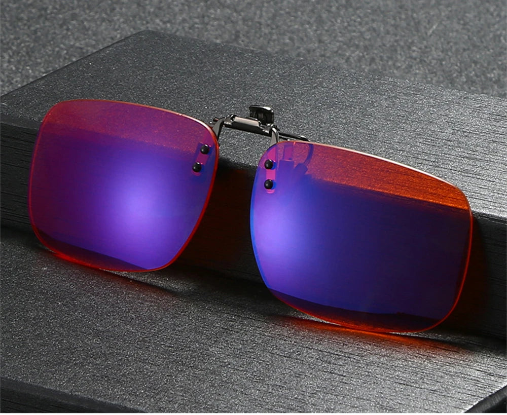 Orange Flip-Up Clip-On Lenses | Pilot or Square