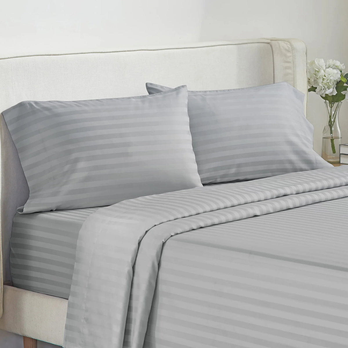 4-Piece Microfiber Sheet Set with Deep-Pocket Fitted Sheet