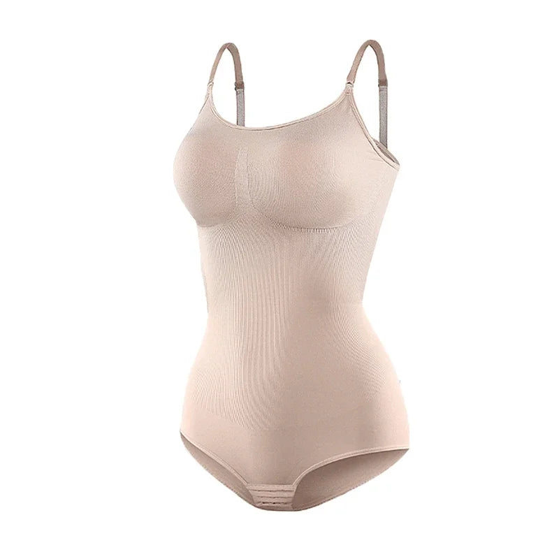 Butt Lift Elastic Bodysuits for Women Tummy Control Shapewear Belly Trimmer Sculpting Body Shaper Compression Slimming Tank Tops