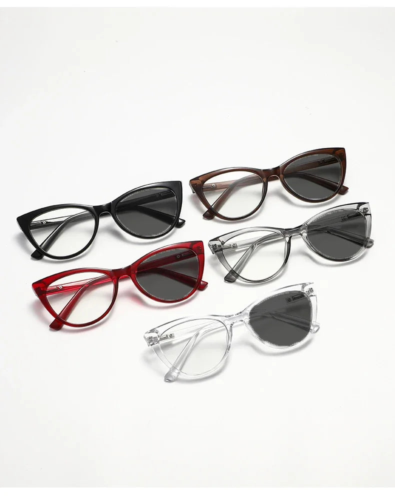 Women's Cat Eye Photochromic Glasses | Myopia Options