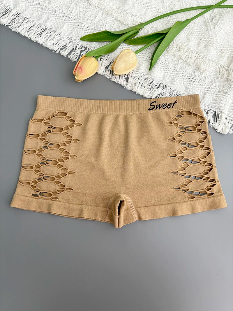 Seamless Mesh Boyshort Panties – No Show Underwear for Women | Sports & Everyday Comfort