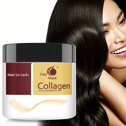 Collagen & Argan Oil Hair Mask – Deep Repair Conditioning for Dry & Damaged Hair | Green Tea Scent