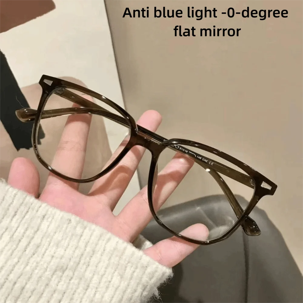 Oversized Square Clear-Lens Glasses | Unisex Statement Frames