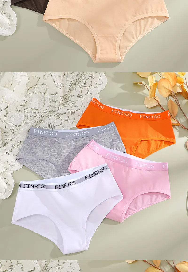 FINETOO 1Pcs Sexy Hip Lifting Triangle Pants Pure Cotton Triangle Pants Low Waist Underwear FINETOO Brand Underwear 8 Colors