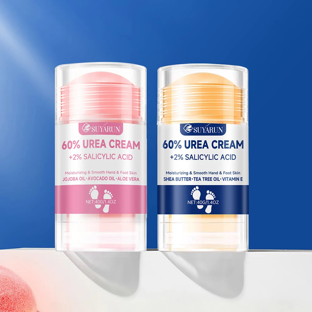 60% Urea Foot Cream Stick – Moisturizing, Exfoliating & Cracked Heel Repair for Dry Feet