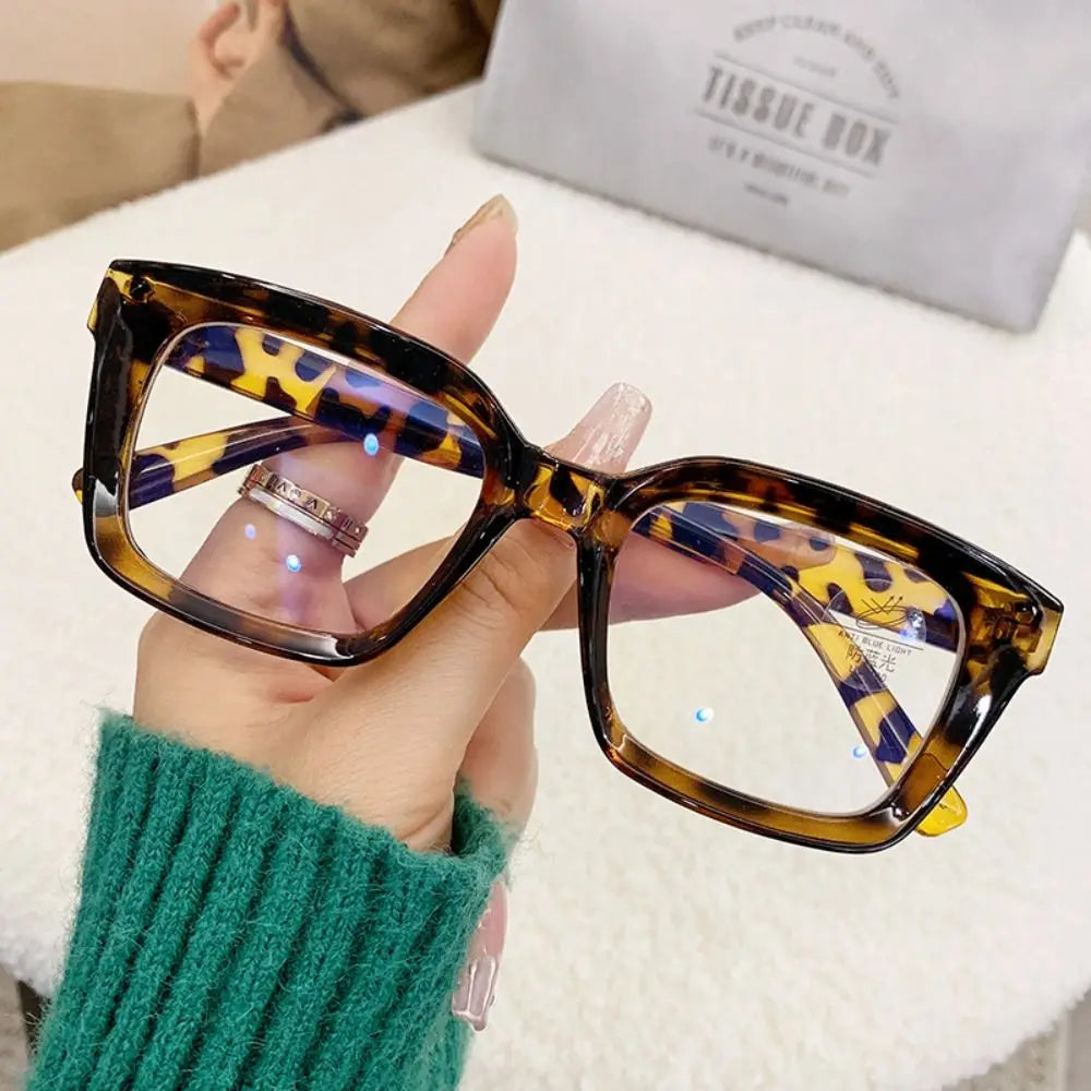 Oversized Square Clear-Lens Glasses | Unisex Statement Frames