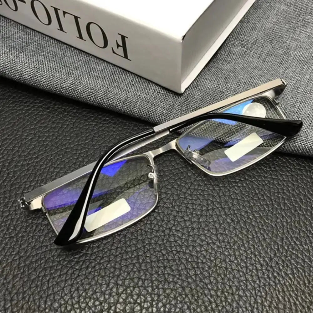 Unisex Rectangle Reading Glasses | Clear Lenses, +1.00 to +4.00