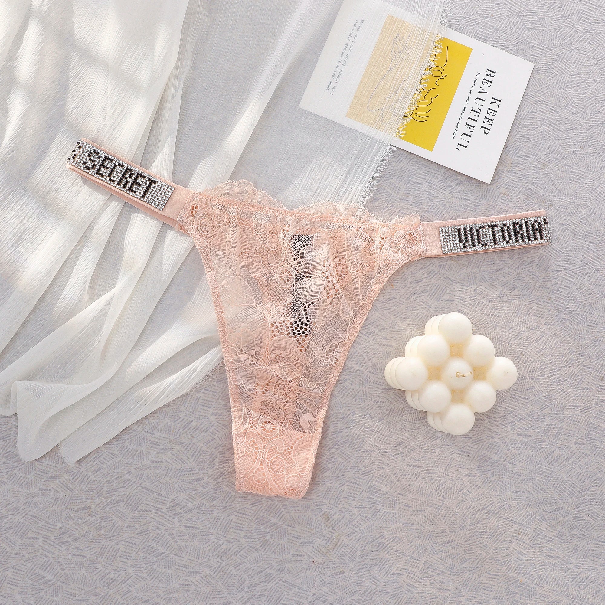 Women's Lace Thongs – Seamless High Waist Breathable Panties (1pc or 3pcs)