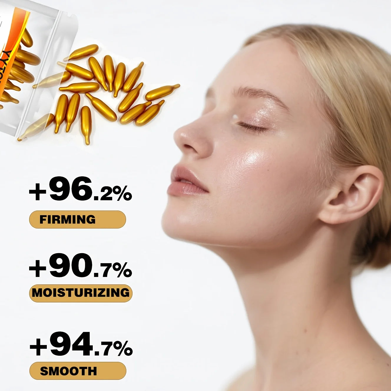 Vitamin E & Squalane Deep Moisturizing Capsule Essence – Brightening Face Serum