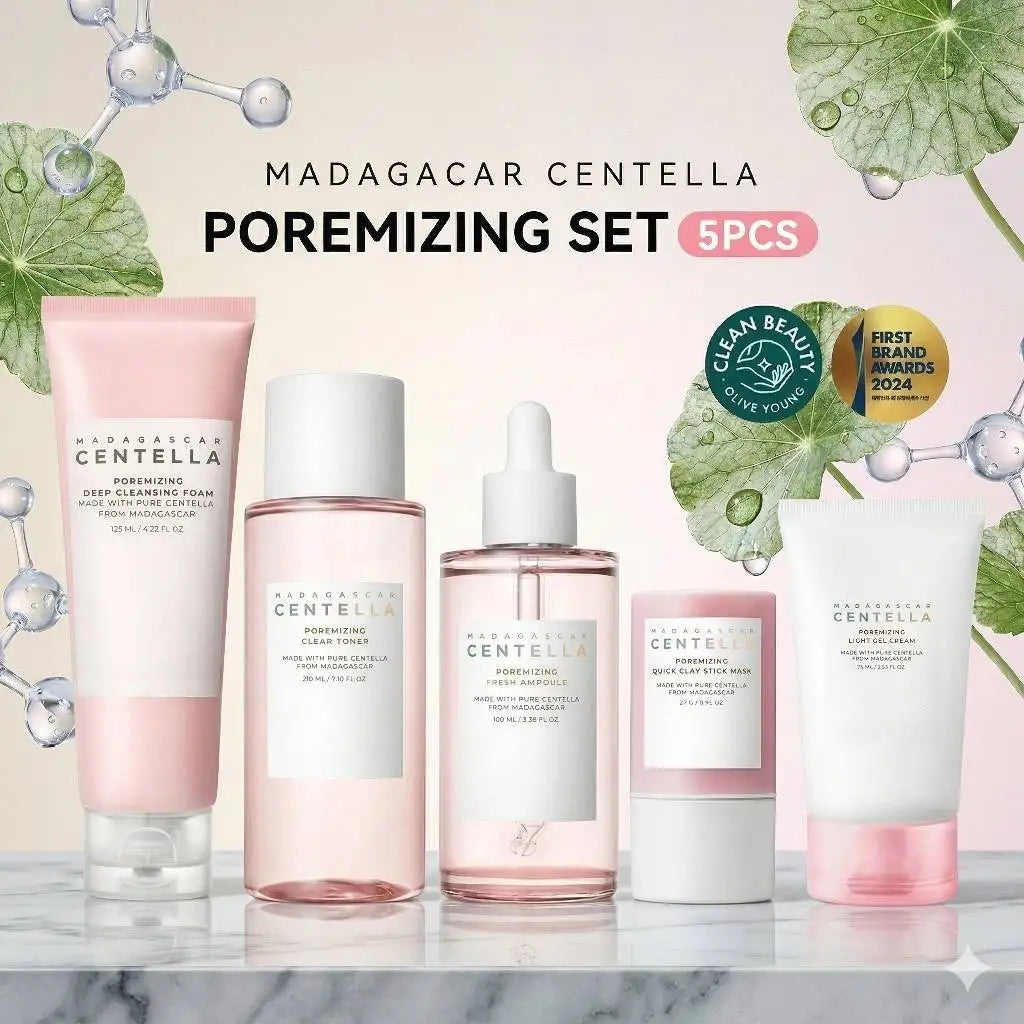 SKIN1004 Madagascar Centella Poremizing Skincare Set for Oily Skin