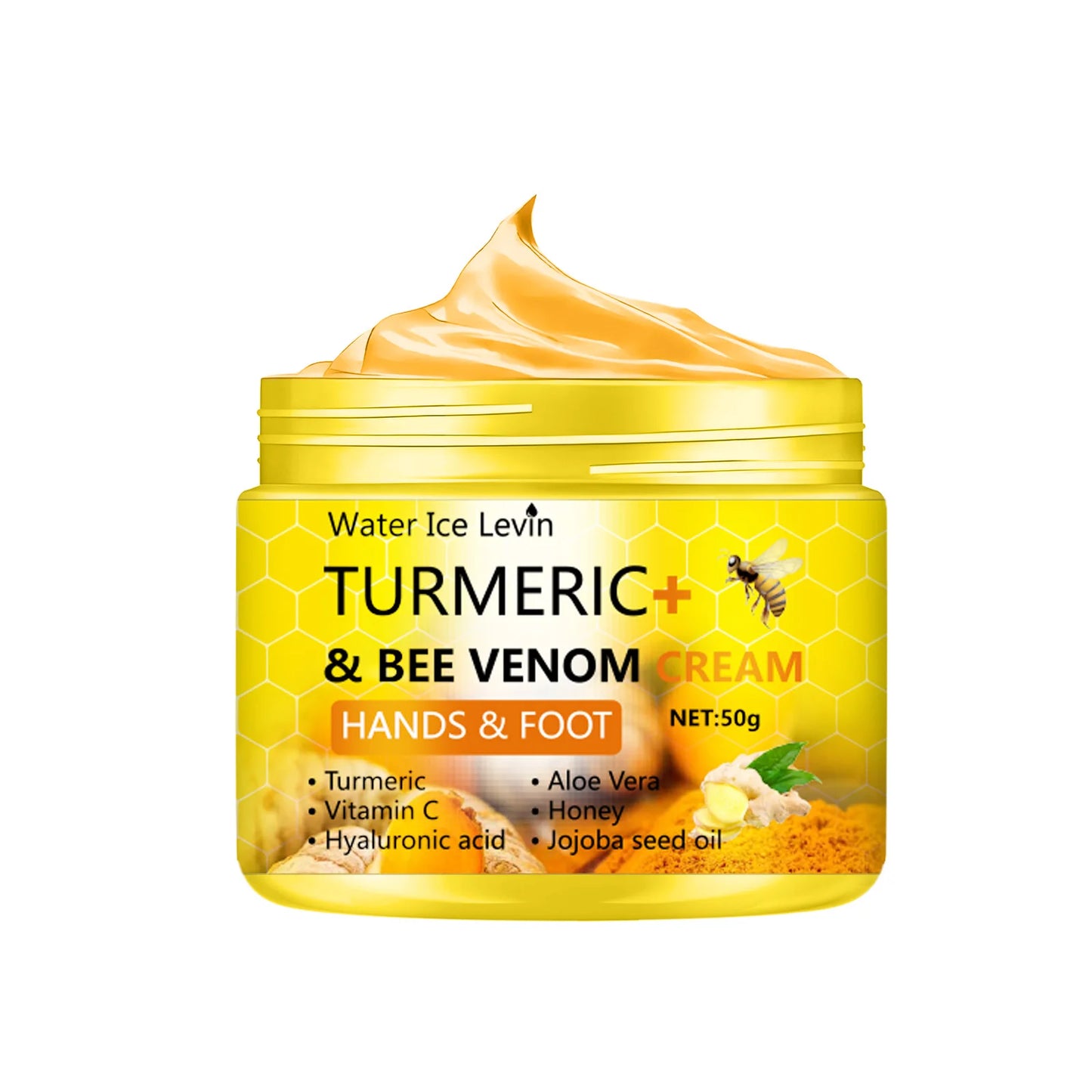 Turmeric & Bee Venom Hand & Foot Crack Repair Cream – Deep Moisturizing Dead Skin Removal | 50g