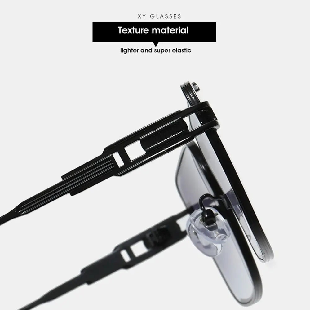 Double-Bridge Rectangle Sunglasses | Gradient Lens Options