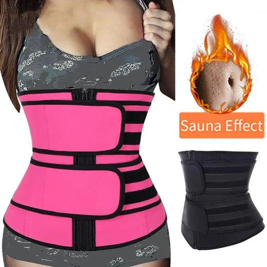 Waist Trainer Belt – Slimming Body Shaper, Sweat Trimmer & Workout Cincher for Men & Women