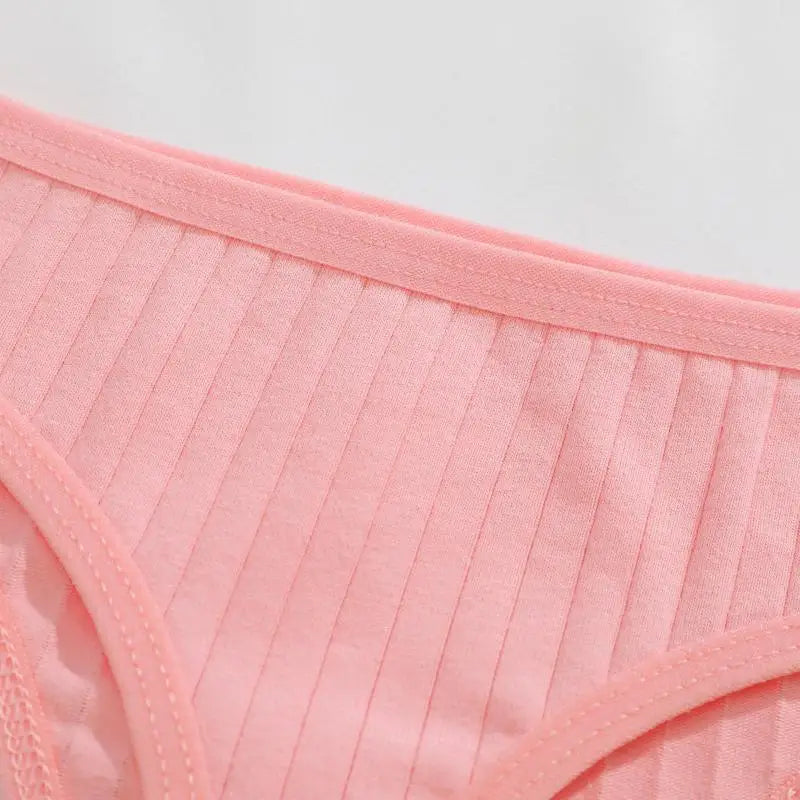 7Pcs/Set Cotton Thread Thongs Underwear Seamless Breathable Bikini T-Back G-Strings Panties Female Low Waist Sexy Lingerie S-XL