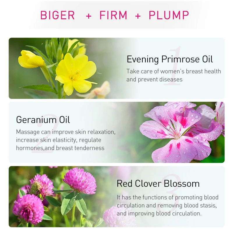 AuQuest Breast Firming & Lifting Oil – Natural Herbal Formula for Fuller, Firmer Skin